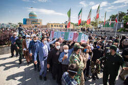 قزوین میں شہید محمد علی خانی کی تشییع جنازہ
