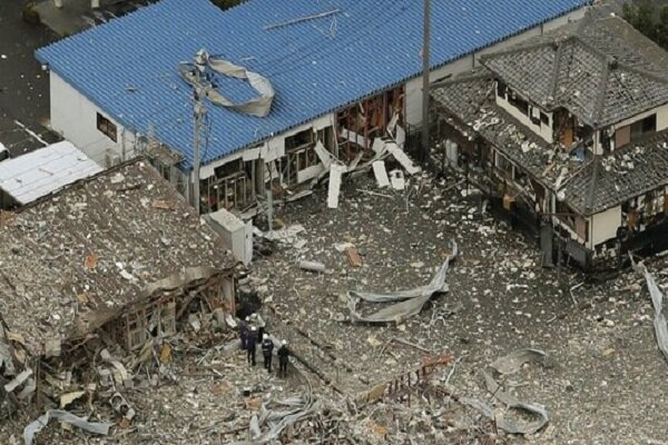 انفجار در ژاپن حداقل یک کشته برجای گذاشت