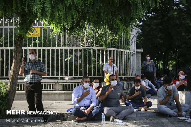 مراسم دعای عرفه در مسجد ارک تهران