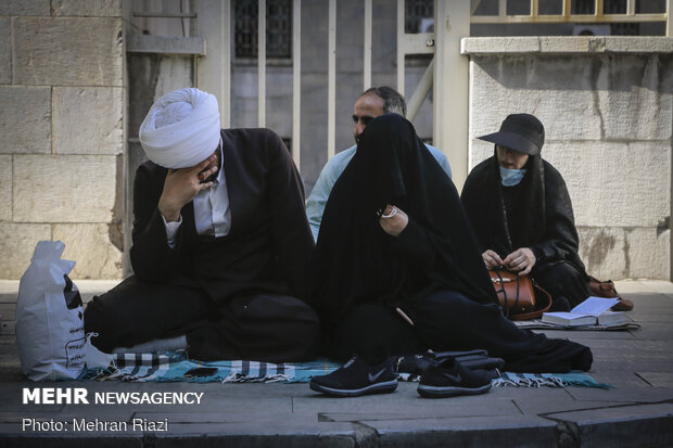 مراسم دعای عرفه در مسجد ارک تهران