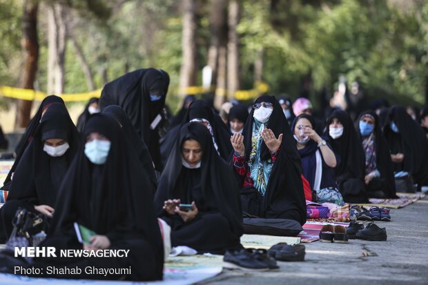 مراسم دعای عرفه در هیئت عبدالله ابن حسن(ع)