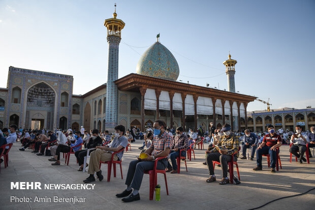دعای عرفه در حرم مطهر شاهچراغ(ع) شیراز