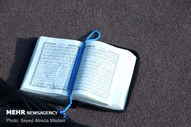 مراسم دعای عرفه در امامزاده قاضی الصابر(ع)