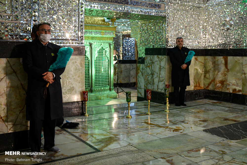 حرم شاہ عبدالعظیم میں حضرت مسلم کی شہادت کی مناسبت سے عزاداری منعقد
