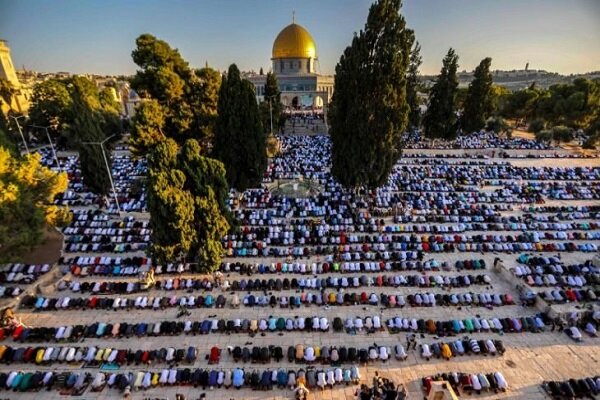 برگزاری نماز عید سعید قربان در مسجدالاقصی