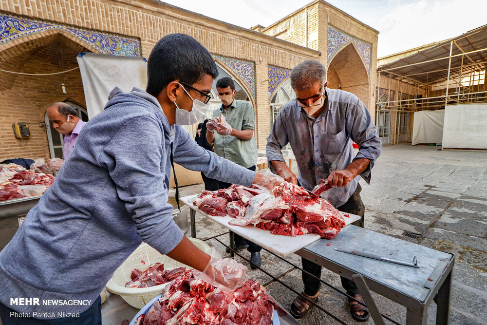 صوبہ کرد میں قربانی کے گوشت کی تقسیم