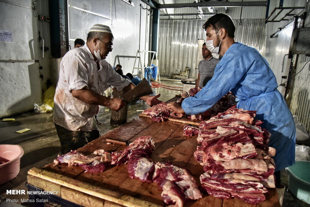 صوبہ گلستان میں نیازمندوں میں قربانی کے گوشت کی تقسیم