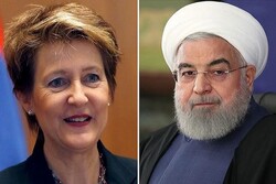 روحاني: نثق بالمزيد من التعاون مع سويسرا علي أساس الاحترام المتبادل
