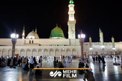 مسجد النبی میں باران رحمت