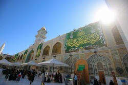Imam Ali's holy shrine decorated for Eid al-Ghadir