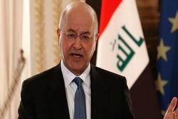 تمجید برهم صالح از حشد شعبی عراق