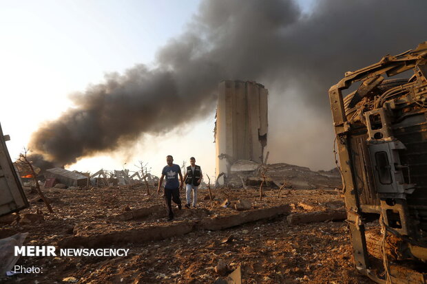 Lübnan'daki korkunç patlamadan fotoğraflar