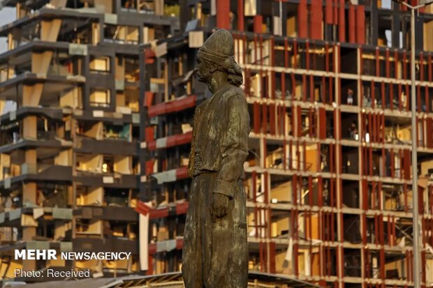 ویرانی های به جا مانده از انفجار بیروت