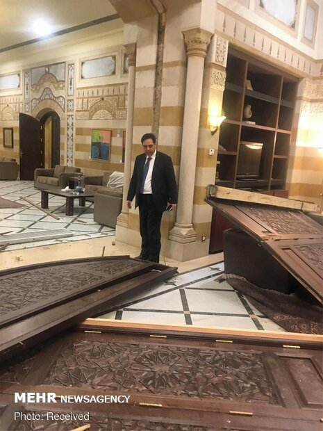 ویرانی های به جا مانده از انفجار بیروت