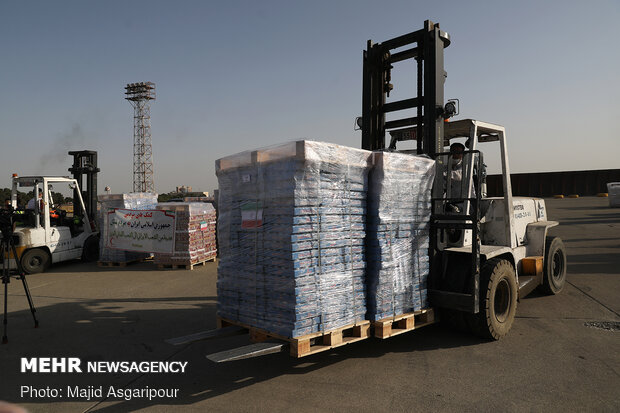 Iran’s shipment of humanitarian aid to Lebanon