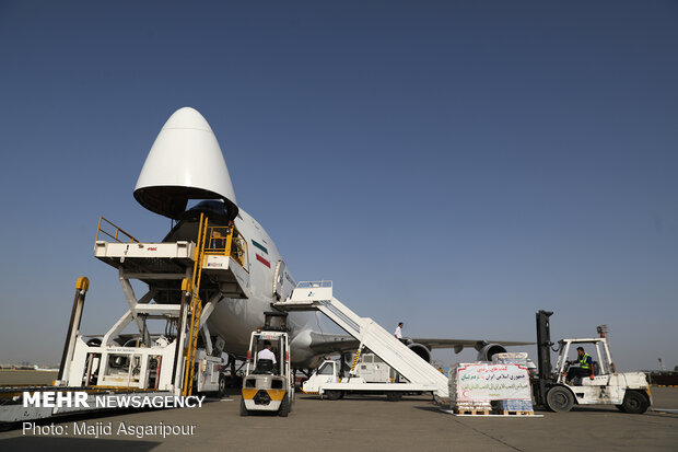 Iran’s shipment of humanitarian aid to Lebanon