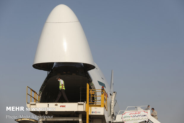 Iran’s shipment of humanitarian aid to Lebanon