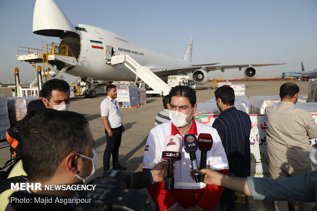 Iran’s shipment of humanitarian aid to Lebanon