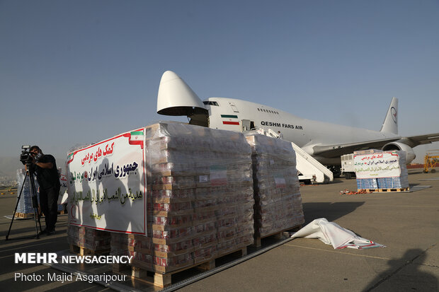 Iran’s shipment of humanitarian aid to Lebanon