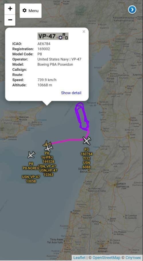 احتمال ارتباط گشت‌زنی ۴ فروند هواپیمای جاسوسی آمریکا با انفجار بیروت+تصاویر