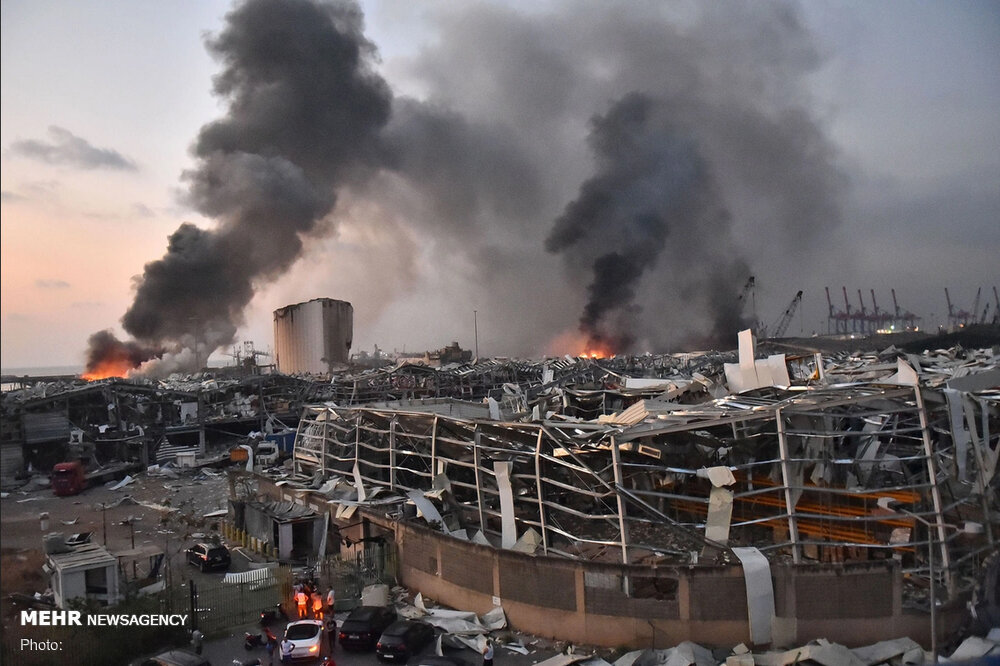 بیروت کی بندرگاہ میں دھماکوں میں جاں بحق افراد ک تعداد 100 تک پہنچ گئی