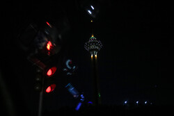 VIDEO: Turkey, Syria flags projected on Milad Tower