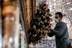 Hz. Ali Türbesi (a.s) çiçeklerle süslendi