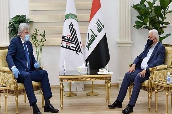 سفیر روسیه با رئیس هیات حشدشعبی عراق دیدار کرد