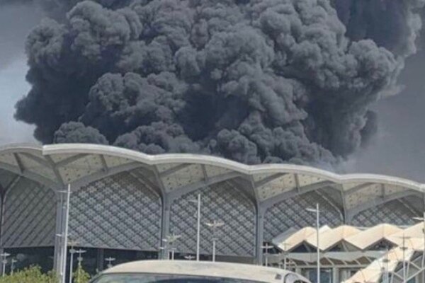 وقوع آتش سوزی در منطقه «حرمیان» جده در عربستان