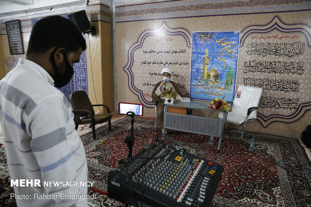 جشن مجازی عید غدیر در قرارگاه جهادی شهید قاسم سلیمانی بندرعباس