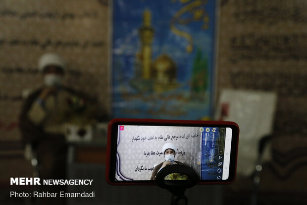 جشن مجازی عید غدیر در قرارگاه جهادی شهید قاسم سلیمانی بندرعباس
