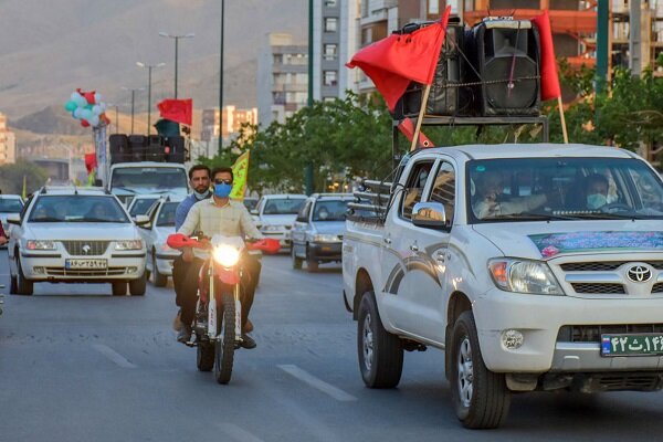 کاروان شادی غدیر در خیابان‌های تبریز - خبرگزاری مهر | اخبار ایران و جهان | Mehr News Agency