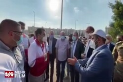 وزیر الصحة اللبنانی یزور مستشفی الهلال الأحمر الإیرانی فی بیروت / فيديو