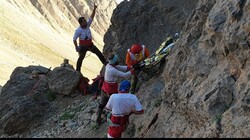 مرگ مرد ۵۰ ساله بر اثر سقوط از کوه صفه اصفهان