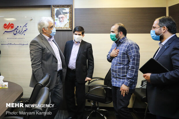 بازدید رئیس دانشگاه آزاد اسلامی از خبرگزاری مهر