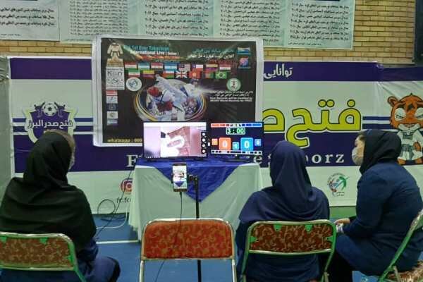 رقابتهای تکواندو در بخش مبارزه به صورت آنلاین برگزار شد