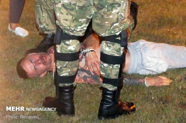 درگیری پلیس بلاروس با معترضان به نتیجه انتخابات