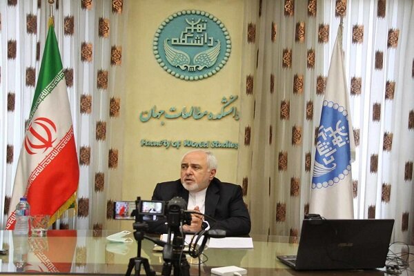 Zarif delivers third online talk on “World in Transition”