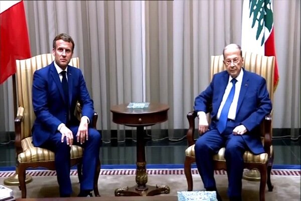ماکرون با رئیس‌جمهور لبنان تلفنی گفتگو کرد