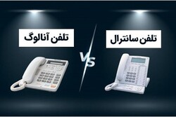 تفاوت تلفن سانترال با تلفن ثابت