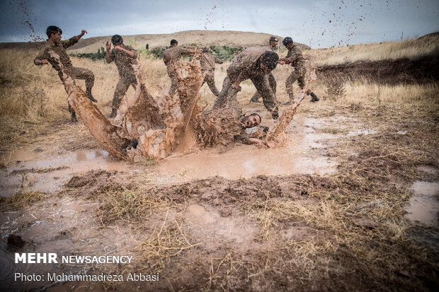 Training course of Iran Naval commandos
