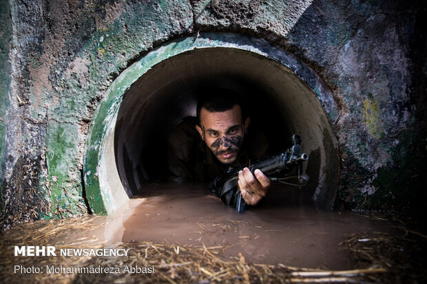 Training course of Iran Naval commandos
