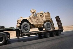 کاروان حامل تجهیزات ارتش آمریکا در عراق هدف قرار گرفت