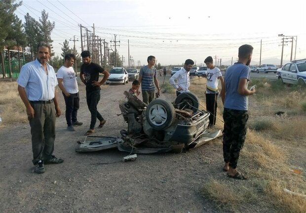 ۲ کشته و ۶ مصدوم در تصادف محور تربت‌جام به صالح‌آباد