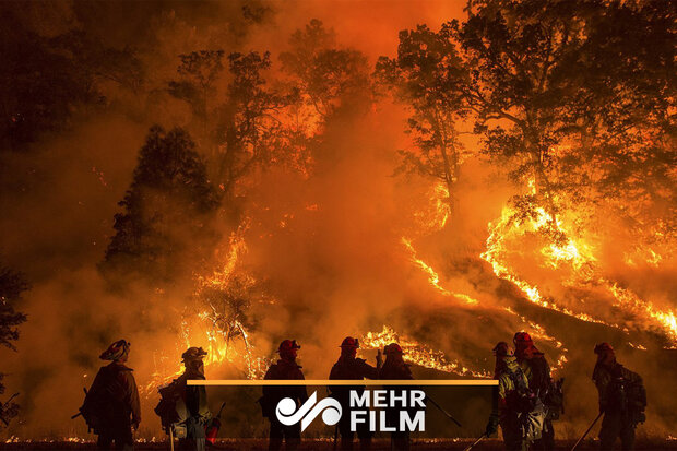 VIDEO: California wildfire forces people to evacuate homes