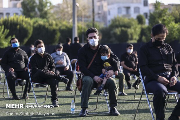 عزاداری روز اول محرم در ورزشگاه شهید سعیدی