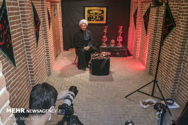 ضبط برنامه « تکیه محرم » ویژه عزاداری مجازی محرم