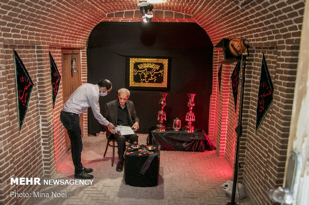 ضبط برنامه « تکیه محرم » ویژه عزاداری مجازی محرم