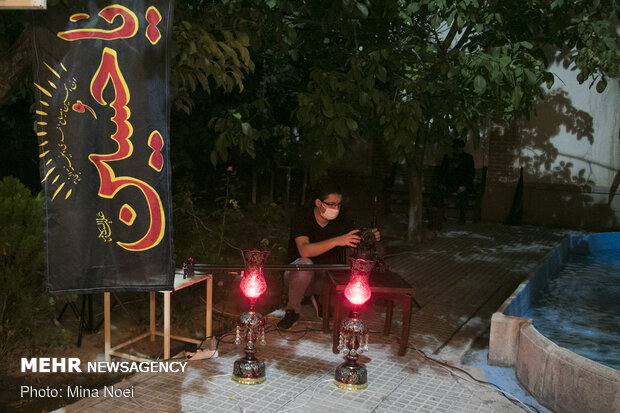 ضبط برنامه « تکیه محرم » ویژه عزاداری مجازی محرم