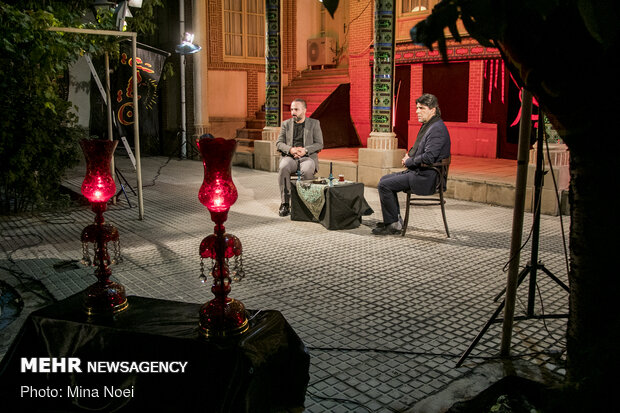 ضبط برنامه « تکیه محرم » ویژه عزاداری مجازی محرم